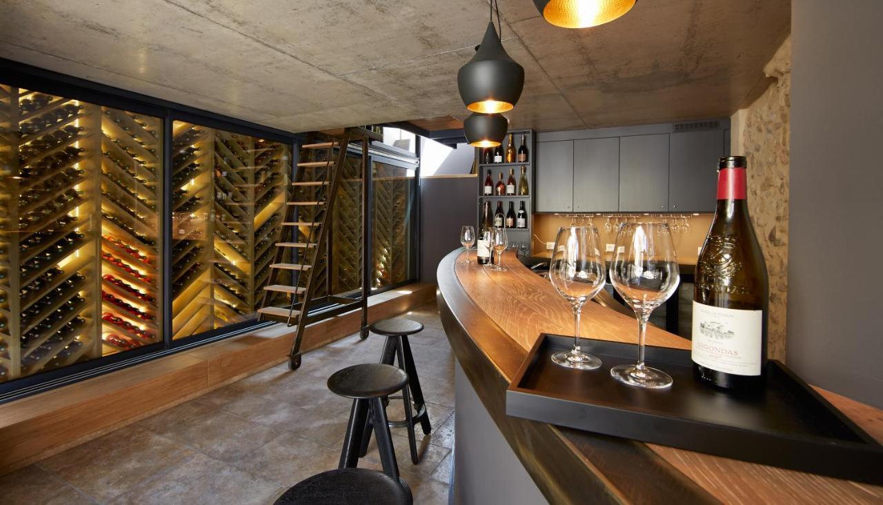 Les Chambres De L'Oustalet, Chambres D'Hotes Et Restaurant Etoile Gigondas Eksteriør billede